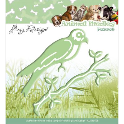 Find It Trading Amy Design Animal Medley Die-Parrot