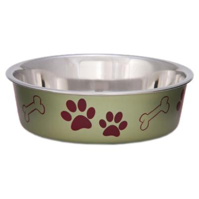 Metallic Bella Bowl Large-Artichoke