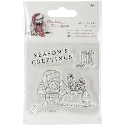 Wellington Christmas Mini Clear Stamps 75mm X 75mm-Chimney