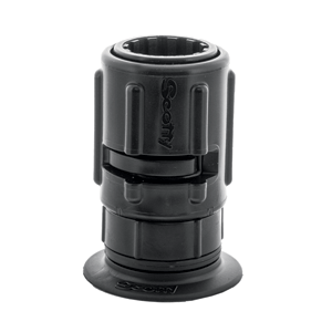 Scotty 445 Stick-On Mount w/Gear-Head Adapter - 2' Pad