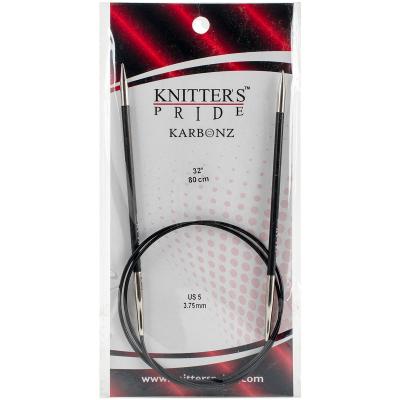 Knitters Pride-Karbonz Fixed Circular Needles 32'-Size 5/3.75mm