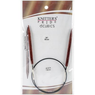 Knitters Pride-Cubics Fixed Circular Needles 24'-Size 10.75/7mm