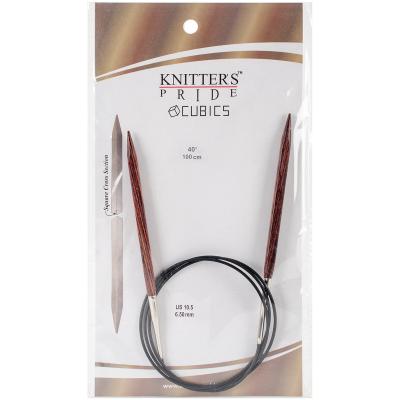 Knitters Pride-Cubics Fixed Circular Needles 40'-Size 10.5/6.5mm