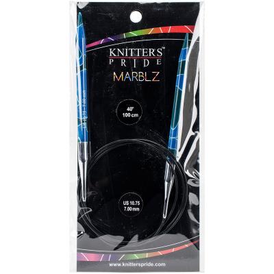 Knitters Pride-Marblz Fixed Circular Needles 40'-Size 10.75/7mm