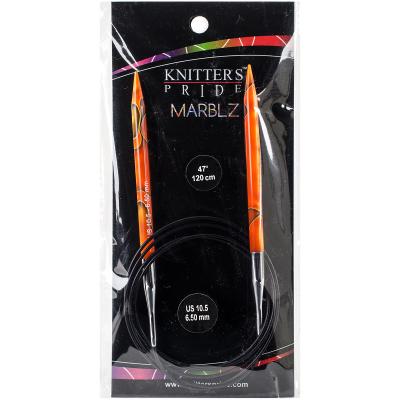 Knitters Pride-Marblz Fixed Circular Needles 47'-Size 10.5/6.5mm