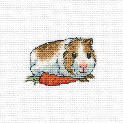 RTO Counted Cross Stitch Kit 4'X4'-Cavy With Carrot (14 Count)