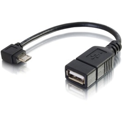 6 in Micro B male-USB A fem