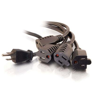 18' 16 AWG 1 to 4 Pwr Splttr