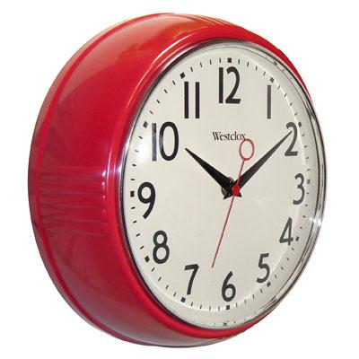 9.5' Red Deep Wall Clock
