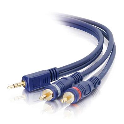 6 3.5mm Stereo Dual RCA Cable