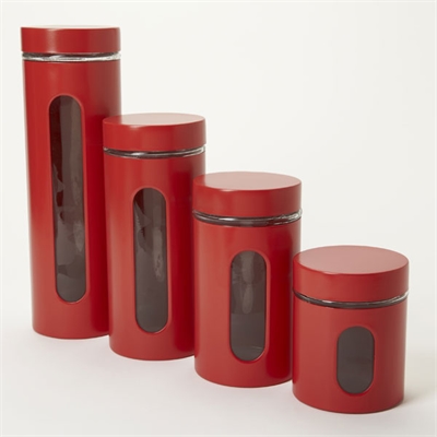 Palladian Canister Set Red