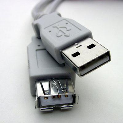 6 USB Extension Gray