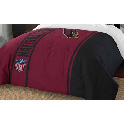 NFL Arizona Cardinals Comforter Set Football Team Logo Silhouette Stripe Bedding