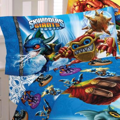 Skylanders Bed Sheet Set Spyro Sky Friends Bedding Accessories