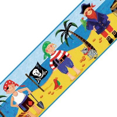 Treasure Hunt Pirates Prepasted Wall Border Roll
