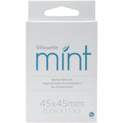Silhouette Mint Stamp Sheets 1.75'X1.75' 2/Pkg-