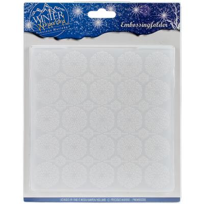 Find It Trading Precious Marieke Embossing Folder-Winter Wonderland