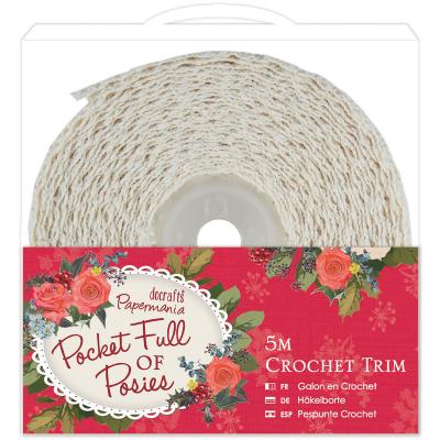 Papermania Pocket Full Of Posies Crochet Trim-5m