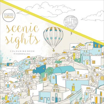 KaiserColour Perfect Bound Coloring Book 9.75'X9.75'-Scenic Sights