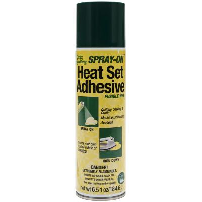 Dritz Quilting Heat Set Fusible Web Spray Adhesive-5.89oz