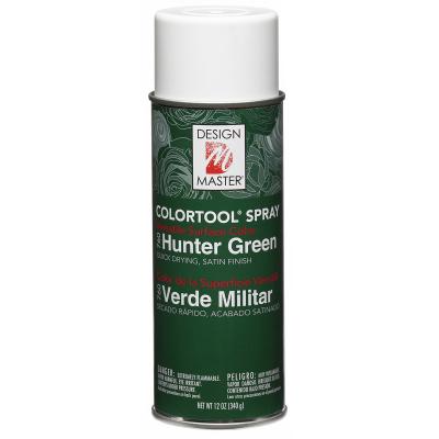 Design Master Colortool Spray Paint 12oz-Hunter Green