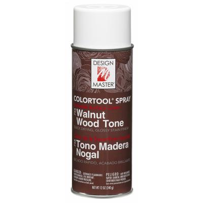 Glossy Stain Aerosol Spray 12oz-Walnut Wood Tone