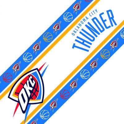 NBA Thunder Wall Border Self-Stick Basketball Border