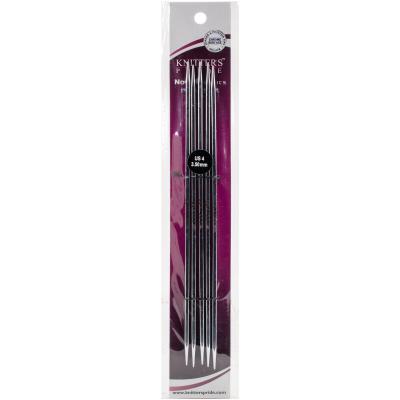 Knitters Pride-Cubics Platina Double Pointed Needles 8'-Size 4/3.5mm