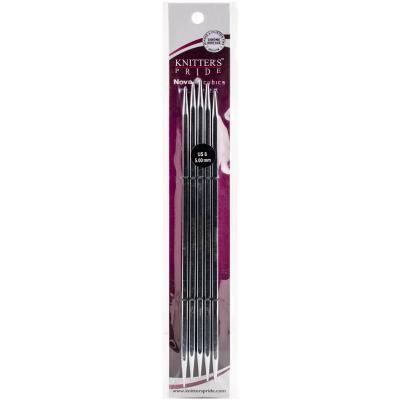 Knitters Pride-Cubics Platina Double Pointed Needles 8'-Size 8/5mm