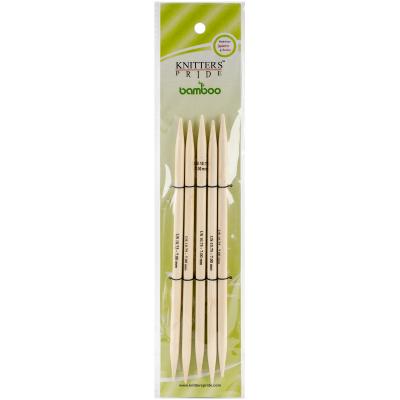 Knitters Pride-Bamboo Double Pointed Needles 8'-Size 10/6mm
