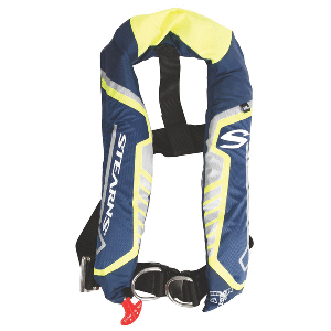 Stearns C-Tek 38G A/M Inflatable Life Vest - Blue/Yellow