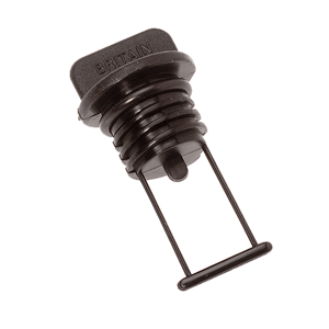 Barton Marine Drain Plug - 15mm (19/32') Bore - Black