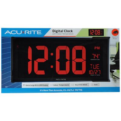 AcuRite Digital 18' Wall Clock