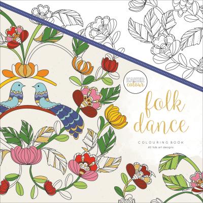 KaiserColour Perfect Bound Coloring Book 9.75'X9.75'-Folk Dance