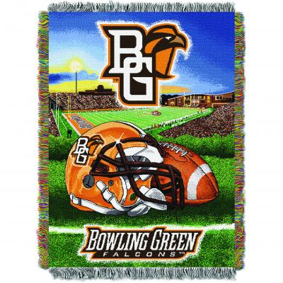 Bowling Green OFFICIAL Collegiate 'Home Field Advantage' Woven Tapestry Throw