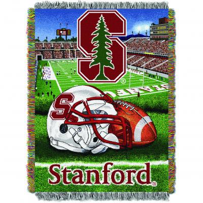 Stanford OFFICIAL Collegiate 'Home Field Advantage' Woven Tapestry Throw