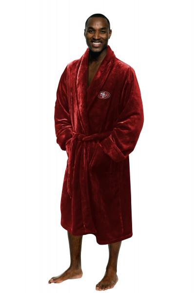 49ers OFFICIAL National Football League, 26'x 47' Large/Extra Large Mens Silk Touch Bath Robe  by The Northwest Company