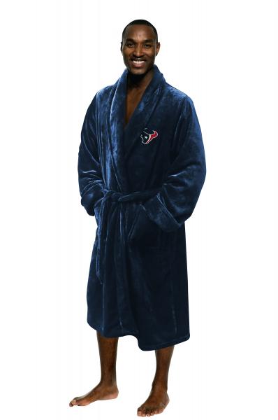 Texans OFFICIAL National Football League, 26'x 47' Large/Extra Large Mens Silk Touch Bath Robe  by The Northwest Company
