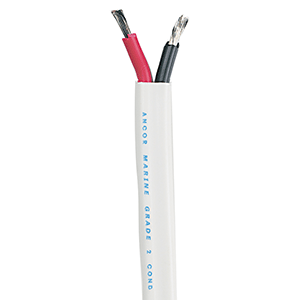 Ancor Standard Duplex Cable - Flat 14/2 AWG - 2 x 2mm² Red/Black - 100