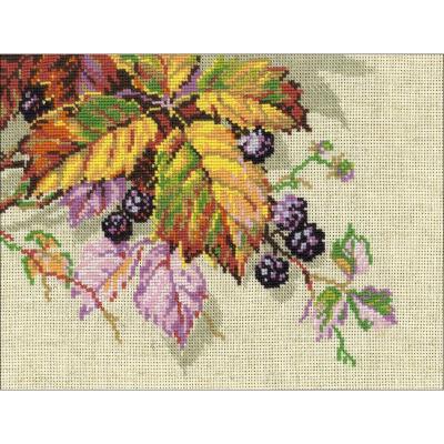 RIOLIS Counted Cross Stitch Kit 10.25'X7.75'-Balckberries (15 Count)