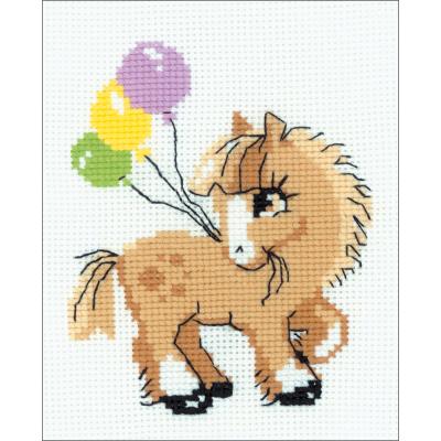 RIOLIS Counted Cross Stitch Kit 6'X7'-Pony Crony (10 Count)