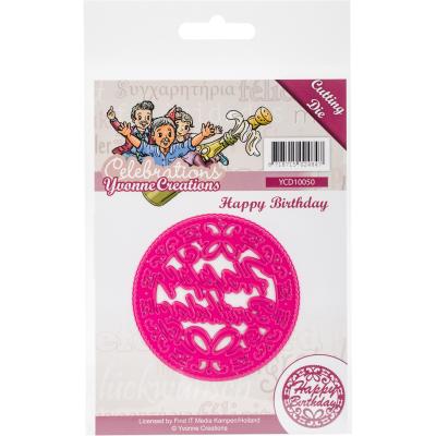 Find It Trading Yvonne Creations Celebrations Die-Happy Birthday