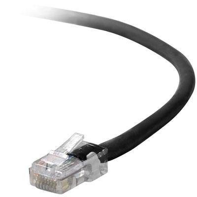 25 CAT5e Patch Black
