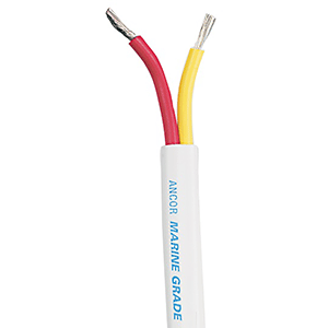 Ancor Safety Duplex Cable - 8/2 AWG - Red/Yellow - Flat - 50