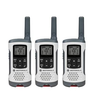 3 Pack FRS 25 Mile Range NOAA Vox Radios