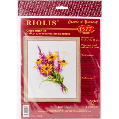 RIOLIS Counted Cross Stitch Kit 6'X7'-Couquet With Coneflowers (14 Count)