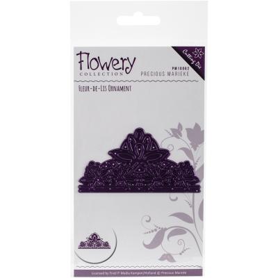 Find It Trading Precious Marieke Flowery Die-Fleur-De-Lis Ornament
