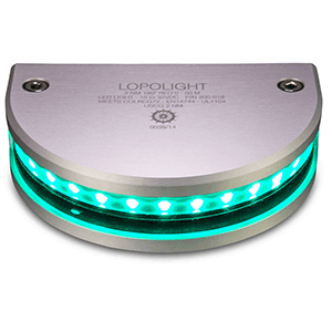 Lopolight 180° Navigation Light - 2nm f/Vessel up to 164(50M) - Green