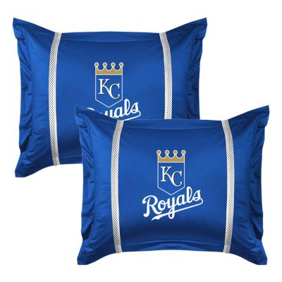 2pc MLB Kansas City Royals Pillow Sham Set Baseball Bedding