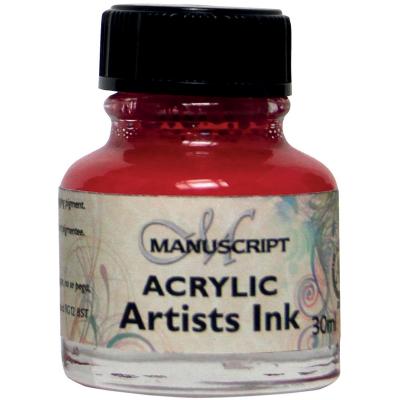 Manuscript Acrylic Artists Ink 30ml-Magenta